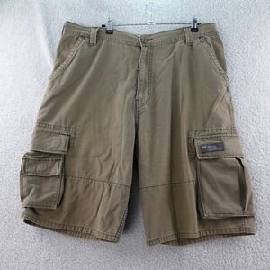 Levi's Workwear Men's 38 Brown Relaxed Fit Cargo Shorts Flat Front Y2K Baggy‎